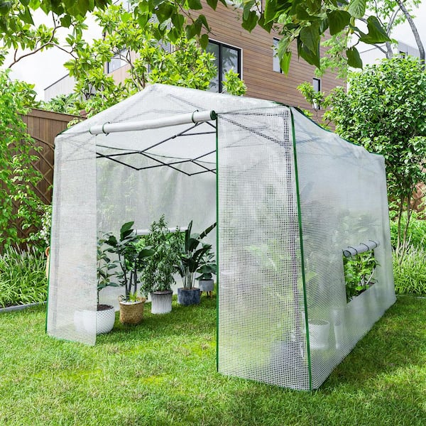 Esunny 8.5 ft. x 11 ft. Portable Walk-in Pop-up Outdoor Garden