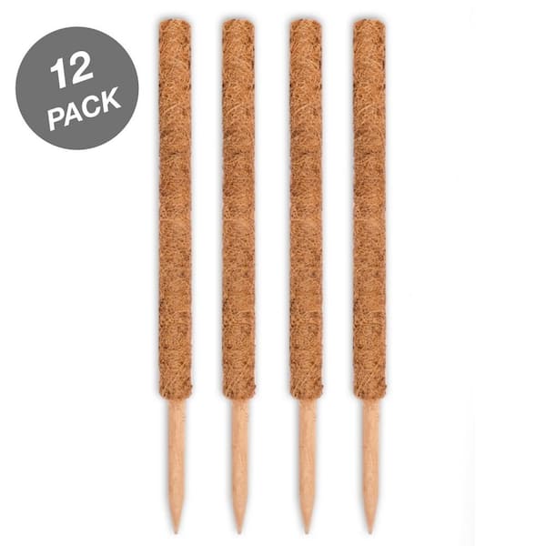 Envelor 24 in. Coco Moss Totem Pole (12-Pack)