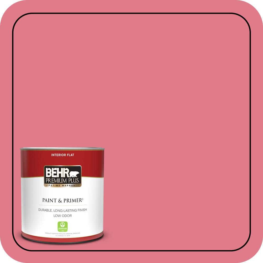 1 qt. #P150-4 Hot Gossip Flat Low Odor Interior Paint & Primer price history on PriceWatchPro