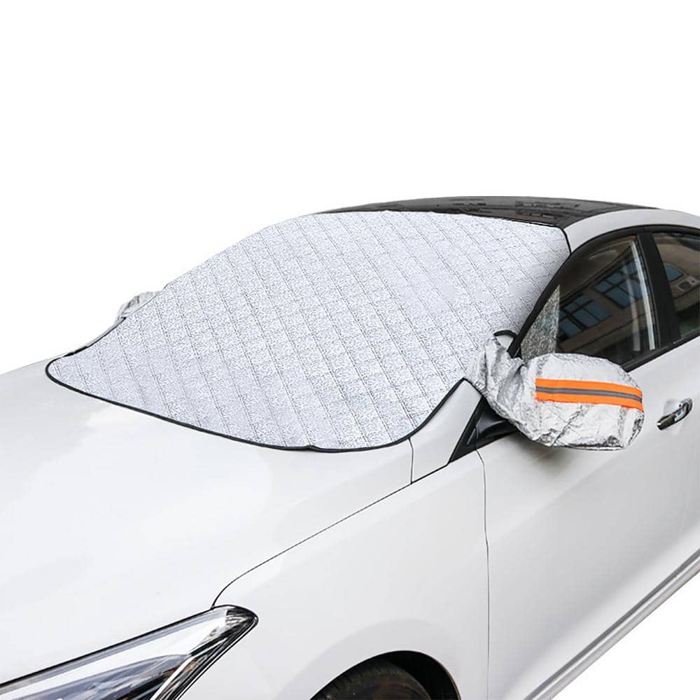  Car Windshield Snow Cover, Winter Car Cover Windscreen Covers,  Thicken Thickness Frost Guard with Side Mirrors Protector, Multifunction  Car Windshield Cover for Cars SUVs and Small Trucks! : Automotive