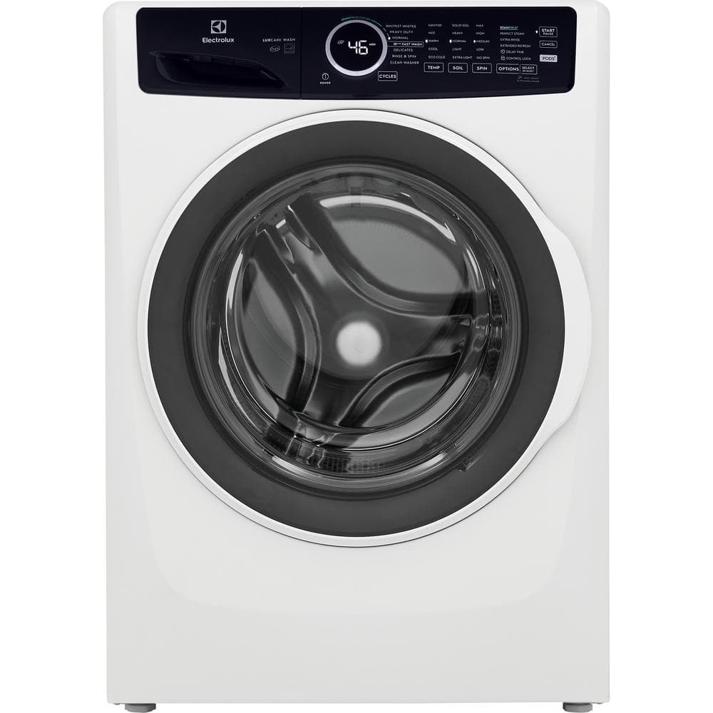 27 in. 4.5 cu. ft. High Efficiency Front Load Washer with LuxCare Wash System 20-minutes Fast Wash, ENERGY STAR in White