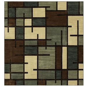 Fairfield Beige 8 ft. x 8 ft. Square Area Rug