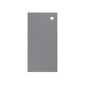 Bristol 3 in. W x 0.13 in. D x 6 in. H Painted Slate Gray Cabinet Color Sample