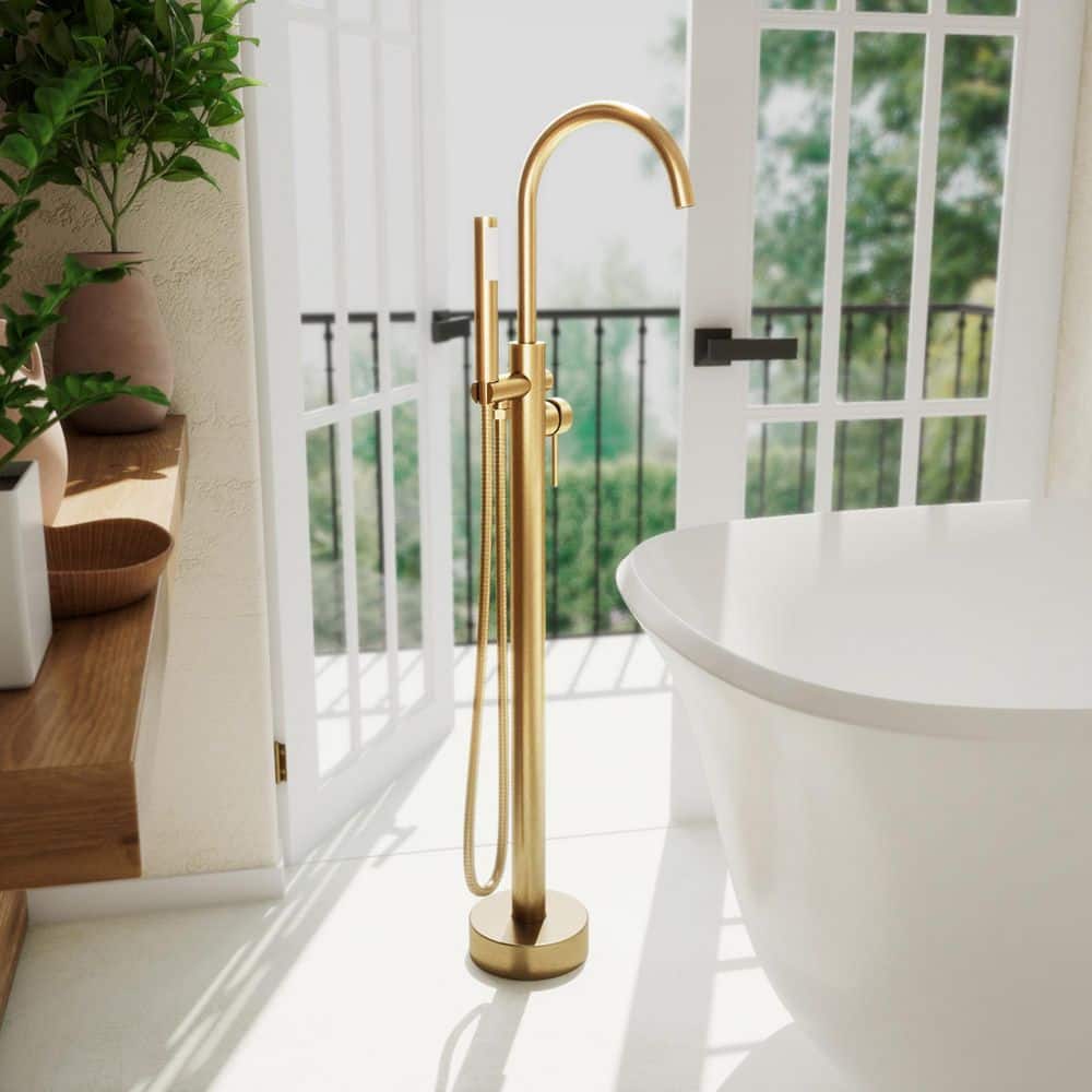 DreamLine Havana Single-Handle Freestanding Tub Faucet with