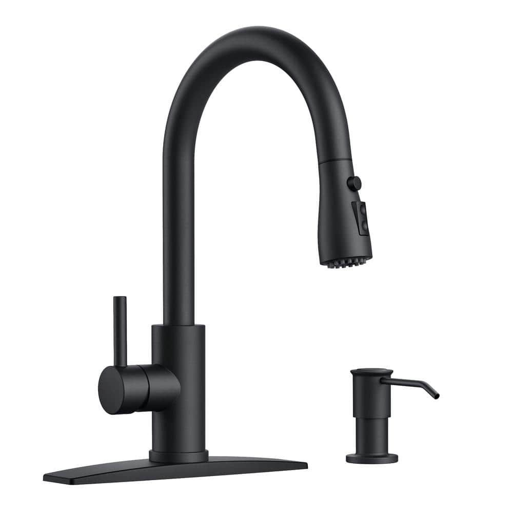 Reviews for FURUISI SingleHandle Pull Down Sprayer Kitchen Faucet with