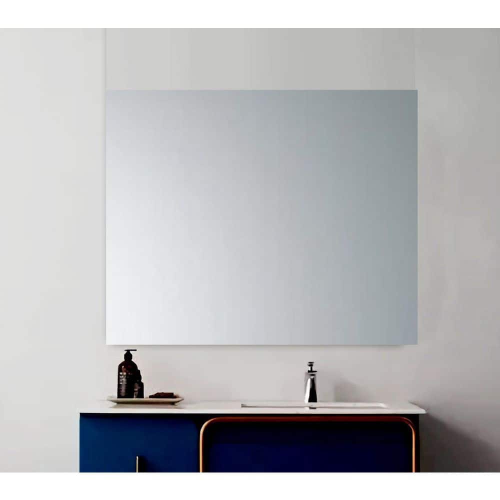 19" x 19" Frameless Rectangular Bathroom Vanity Mirror