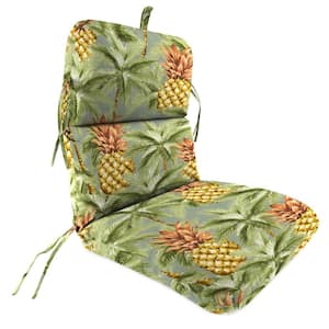 45 in. L x 22 in. W x 5 in. T Outdoor Chair Cushion in Luau Breeze