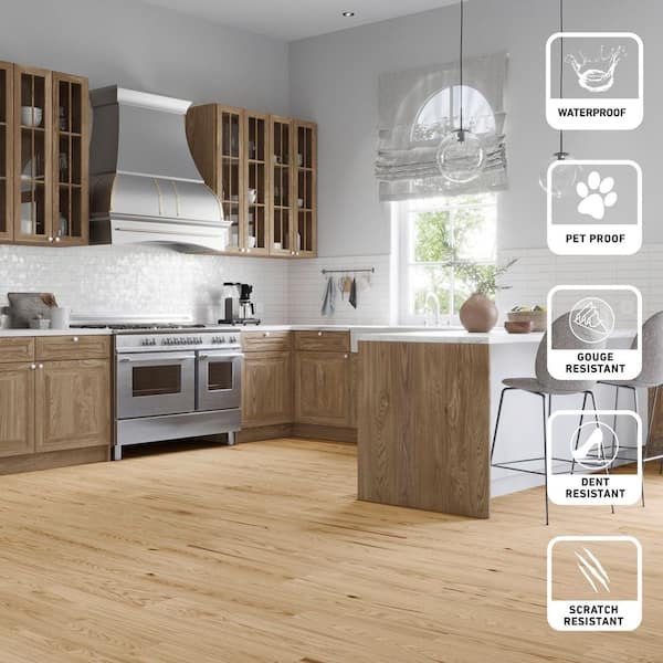 Nature's Craft Coddington Oak 12mm x 7.48 in. W Waterproof Laminate Flooring (21.06 sq. ft. / case)