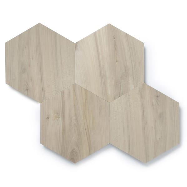 Lucida USA (Sample) MosaiCore Balsam Poplar Brown Stone Look 28-mil Water Resistant Glue Down Vinyl Tile