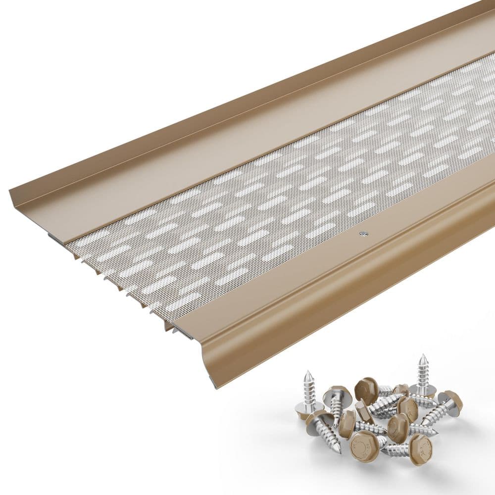 Micromesh [6 in. x 1 ft.] Gutter Guard only for 6 in. K-Style Gutters, Aluminum Frame and SS Mesh, Wicker price history on PriceWatchPro