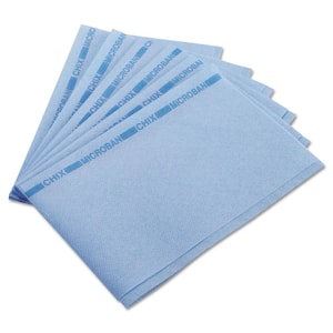 13 in. x 21 in., Blue Food Service Cleaning (150/Box)