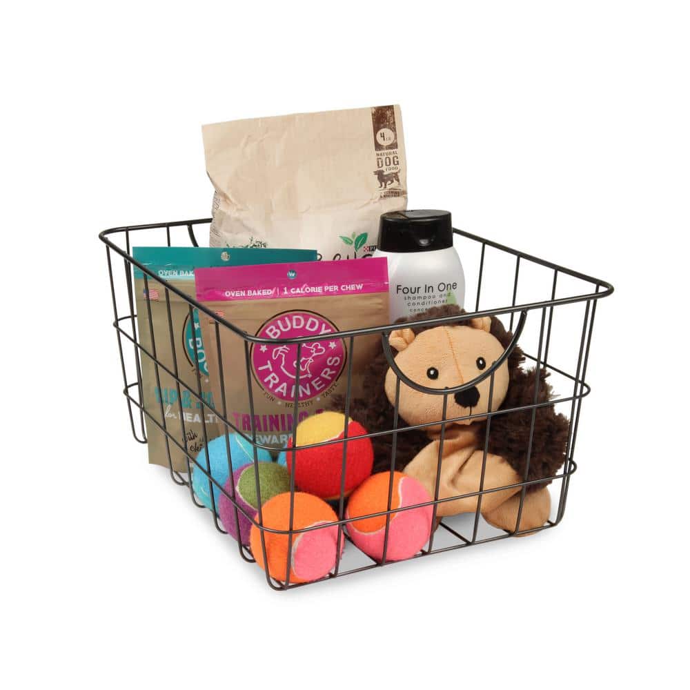 8 in. H x 11.75 in. W Gray Steel 1-Drawer Wide Mesh Wire Basket price history on PriceWatchPro