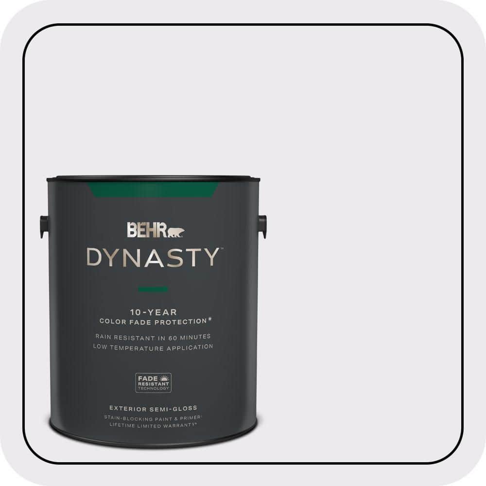 1 gal. #630A-1 Amethyst Cream Semi-Gloss Exterior Stain-Blocking Paint & Primer price history on PriceWatchPro