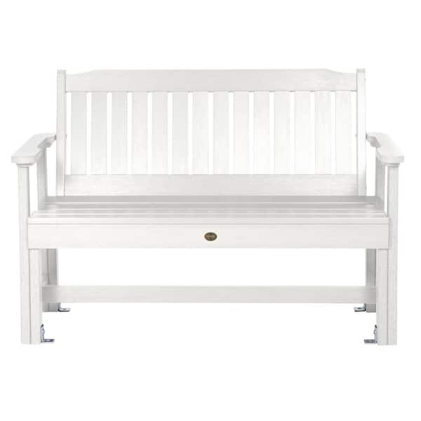 White plastic 2024 outdoor benches