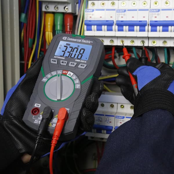 Commercial Electric True RMS Auto-Ranging Digital Multi-Meter DMM