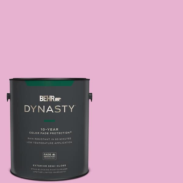 BEHR DYNASTY 1 gal. #P120-2 Gumball Semi-Gloss Exterior Stain-Blocking ...