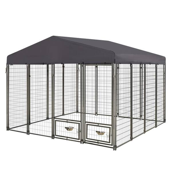 Metal roof for 10x10 dog outlet kennel