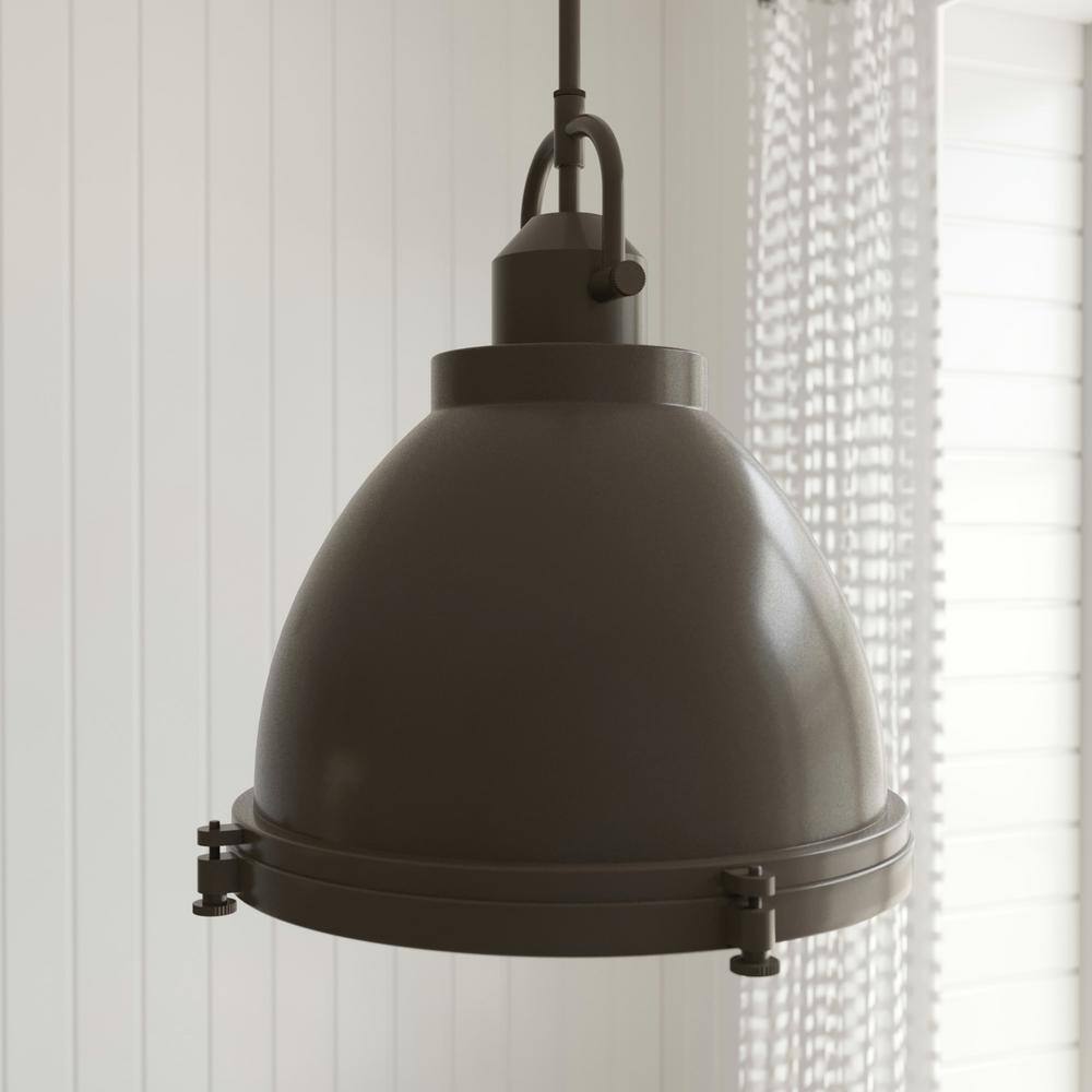 Bridgemoor Noble Bronze Oversized Bowl Pendant Light