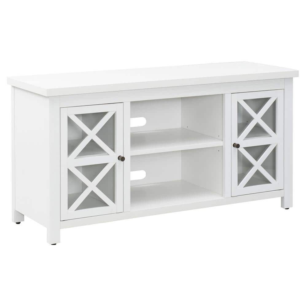 White Oak 47'' TV Stand with Cabinets