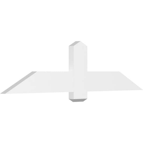 Ekena Millwork Eugene 60 in. W x 15 in. H x 2 in. D Signature Polyurethane Bracket