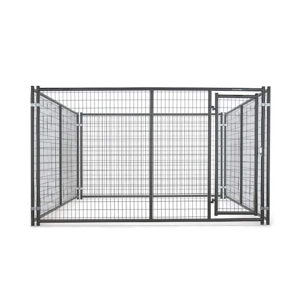 72 in. x 120 in. x 120 in. Elite Steel Dog Kennel