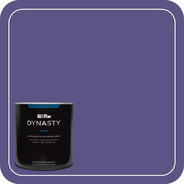 BEHR DYNASTY 1 qt. #PPU16-01 Aurora Splendor Satin Enamel Interior Stain-Blocking Paint & Primer
