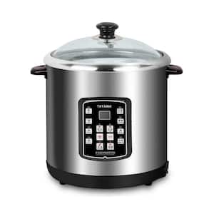 Tayama 20-Cup Stainless Steel Digital Multi-Function Rice Cooker and Food  Steamer DRC-180SB - The Home Depot