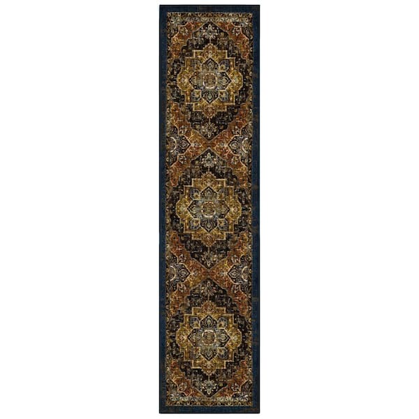 Mohawk Home Remee Brown 2 ft. x 8 ft. Runner Rug