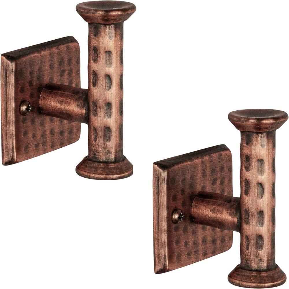 Hand Hammered Aluminum Towel Hook - Set of 2 (Antique Copper) price history on PriceWatchPro