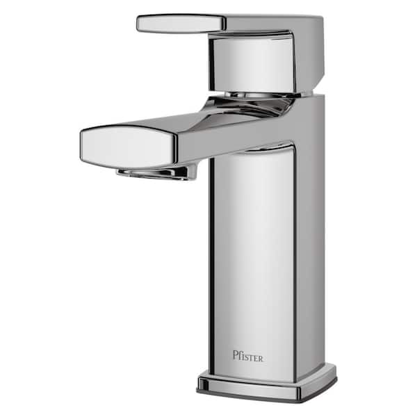 Pfister Deckard Single-Handle Single Hole Bathroom Faucet in Polished Chrome
