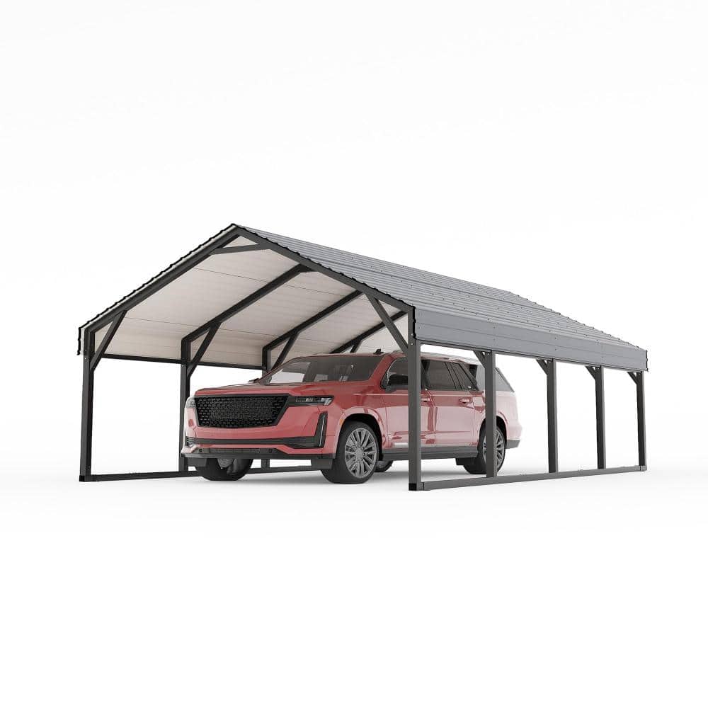 All-Weather 12x20 FT Metal Carport Outdoor Shelter – Reinforced Steel Frame & Roof  for Bass Boats, Trucks, Tractors price history on PriceWatchPro