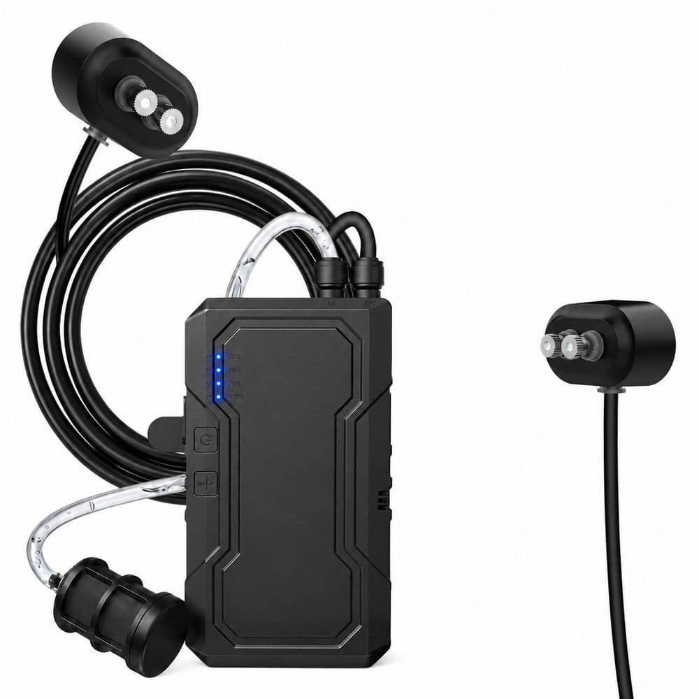 Portable Magnetic Misting System for Fans, Patio Umbrellas and Outdoor Spaces with Pump