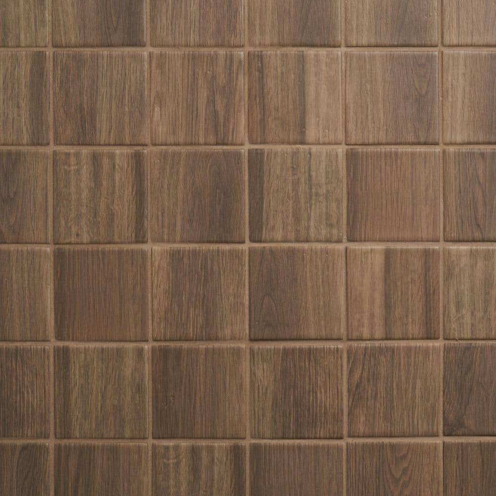 Casablanca Willow Brown 3.39 in. x 3.93 in. Square Matte Porcelain Floor and Wall Tile (4.73 sq. ft./ Case) price history on PriceWatchPro
