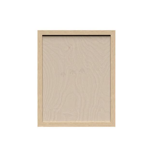 Slim Shaker 12 x 15 in. Cabinet Door Sample in. Natural Wood