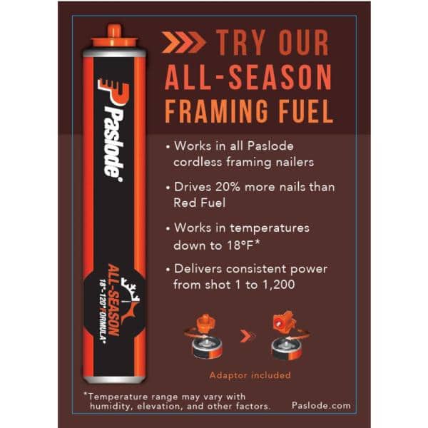 Paslode Universal Spare Framing Fuel 
