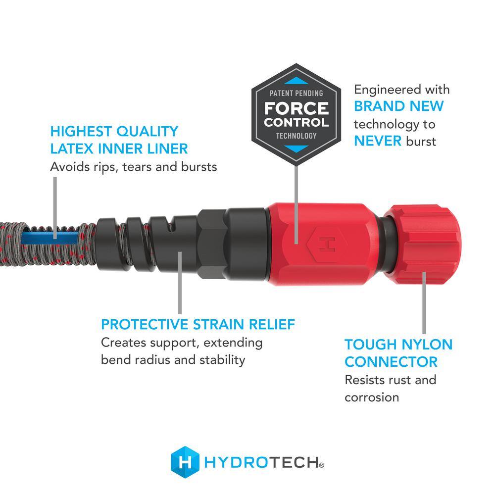 HydroTech 200 ft Expandable Burst-Proof Hybrid Garden Hose