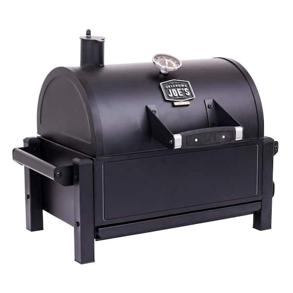 OKLAHOMA JOE'S Rambler Portable Charcoal Grill in Black with 218 sq. in. Cooking Space