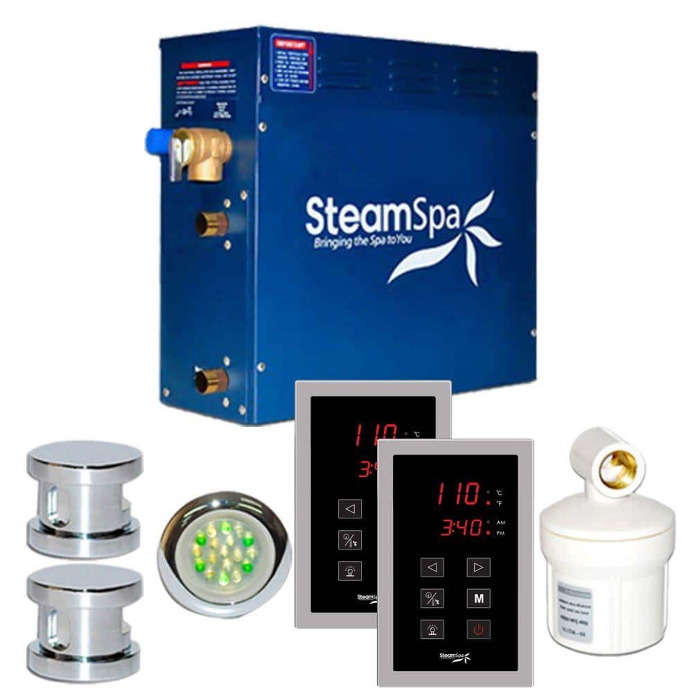 Royal Series 12kW Steam Bath Generator Package with Continuous Steam and Quick Start Technology in Polished Chrome price history on PriceWatchPro