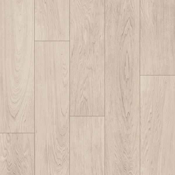Nature's Craft Amershem White 12mm x 7.48 in. W Waterproof Laminate Flooring (21.06 sq. ft. / case)