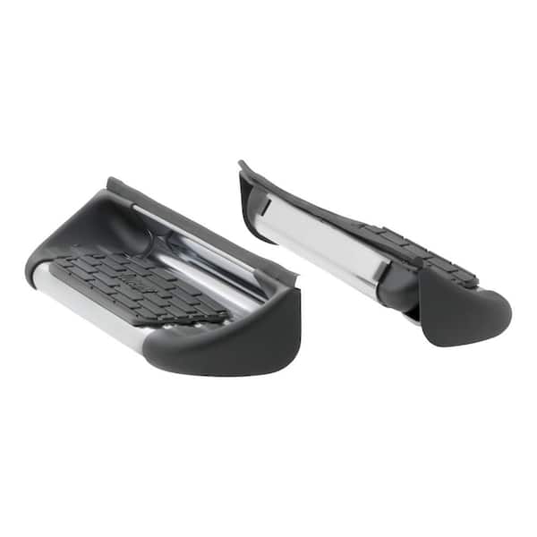 Polished Stainless Steel Side Entry Step Truck Box Extensions, Select Ford F-250, F-350 Super Duty