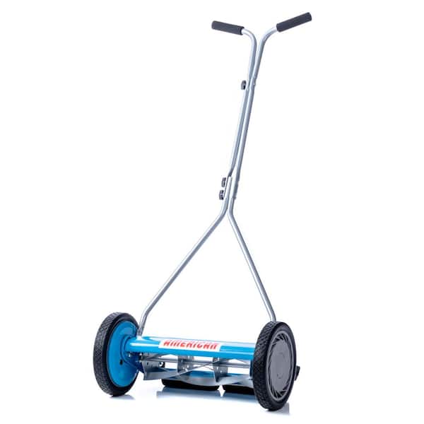16 in. 5-Blade Manual Walk Behind Reel Lawn Mower