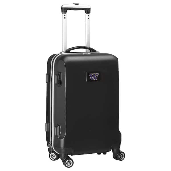 Denco NCAA Washington 21 in. Black Carry-On Hardcase Spinner