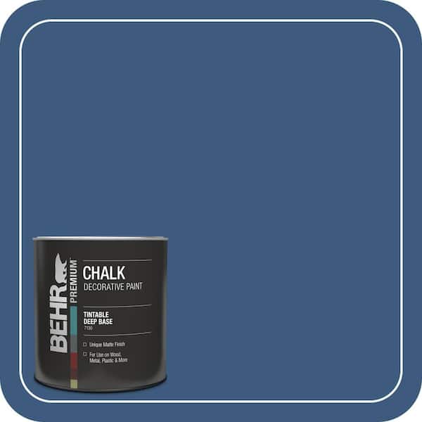 BEHR PREMIUM 1 qt. #BCP38 Timeless Blue Interior Chalk Decorative