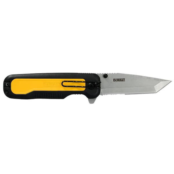 DEWALT Push and Flip Folding Lock-Back Utility Knife and 3.3 in