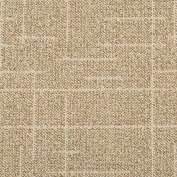 Neverland Nest-Sand Whisper-Beige 45 oz. Triexta Blend Pattern Loop Installed Carpet