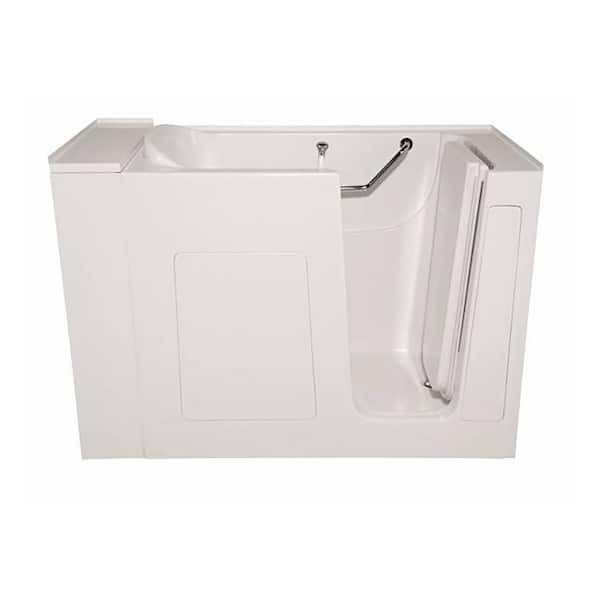 Hydro Systems 52 in. x 30 in. Walk-In Soaking Bathtub with Left-Handed Drain in White