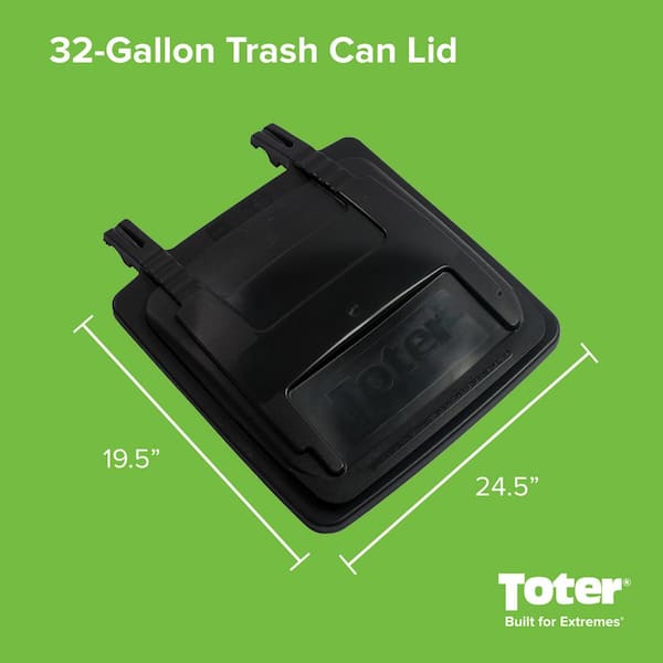 Toter Replacement Lid Kit for 32 Gal. Two Wheel Trash Can 99732 