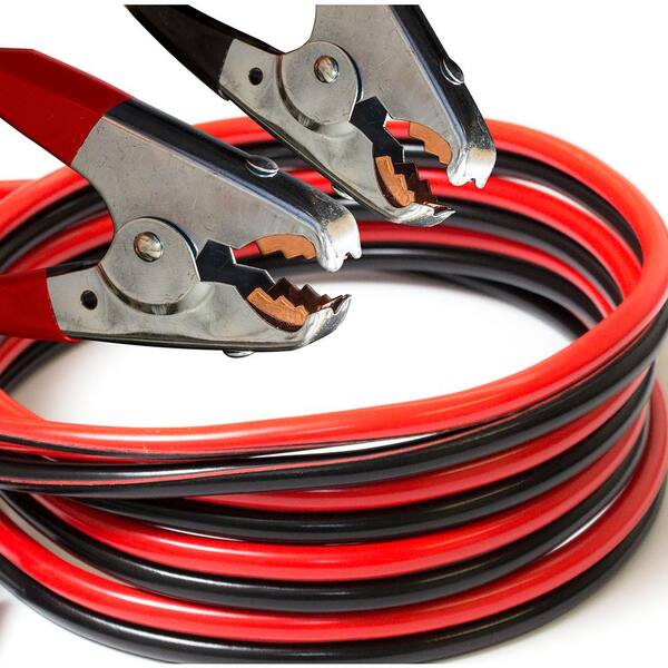 OxGord Heavy Duty 25 ft. 4-Gauge 500 Amp Booster Cables