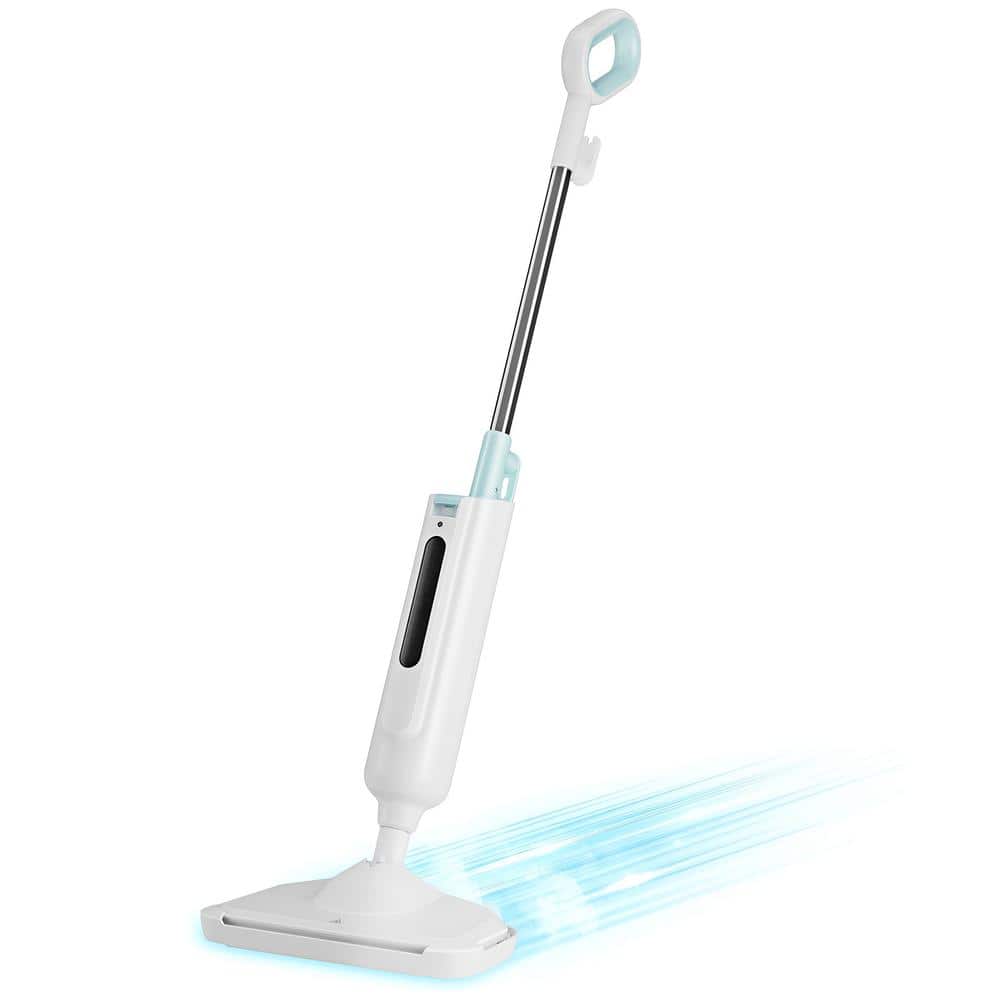 Corded Steam Mop for Hardwood/Tile/Laminate Floors Carpet in Green with 2-W