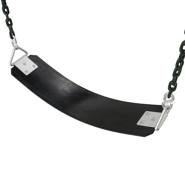 Swing Set Stuff Inc Commercial Rubber Belt Seat With 5coated Chain & SSS Log.. for sale online 
